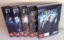 Conjunto de DVD Fringe série completa temporadas 1 2 3 4 5 PAL região 4 J.J. Abrams TV, usado comprar usado  Enviando para Brazil