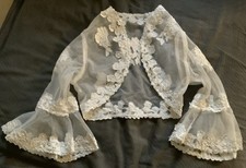 Brautkleid jacke weiß gebraucht kaufen  Leverkusen