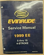 Evinrude 1999 EE 5-15 HP 4 tempos motor de popa manual de serviço OMC comprar usado  Enviando para Brazil