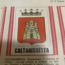 Figurina stemma caltanissetta usato  Firenze