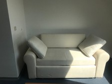 Couch schlaffunktion weiß gebraucht kaufen  Aachen