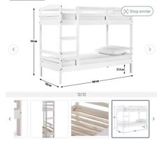 White wooden bunk for sale  SOUTHPORT
