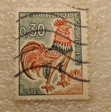 Francobollo repubblica frances usato  Sale