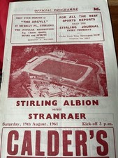 Stirling albion stranraer for sale  TRANENT