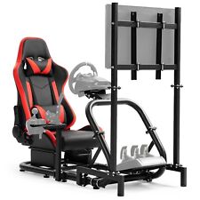 Minneer Sim Racing Cockpit ze stojakiem na telewizor Siedzisko Fit Logitech G29 G920 Thrustmaster na sprzedaż  Wysyłka do Poland