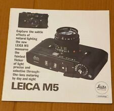 Leica camera brochure for sale  ROMFORD