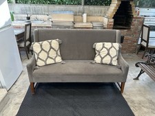 Gray velvety material for sale  Glendale