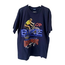 Camiseta Vintage Ocean Pacific OP Bike Championship Ciclismo Azul Marinho Tamanho M Anos 90 #67 comprar usado  Enviando para Brazil