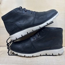 Caterpillar black leather for sale  THETFORD