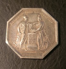 Jeton octogonal argent d'occasion  Bar-le-Duc