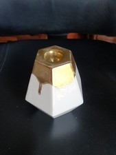 Kerzenhalter ecru gold gebraucht kaufen  Berlin