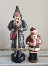 Set chalkware santas for sale  Wylie