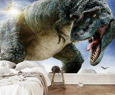 Papier peint dinosaure d'occasion  Carpentras