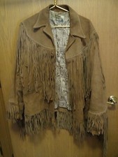 Vintage leather fringe for sale  Lincoln
