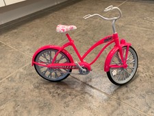 Boneca Barbie tamanho cruzador bicicleta/bicicleta - rosa quente, com suporte comprar usado  Enviando para Brazil