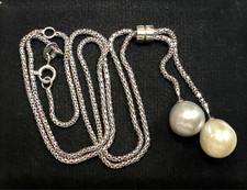 vintage genuine pearl necklace for sale  Coleman
