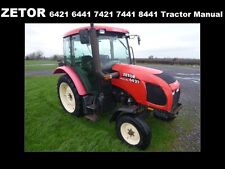 ZETOR 6421 6441 7421 7441 8421 8441 OPERATION MANUAL w/ Tractor Service Repair na sprzedaż  Wysyłka do Poland