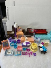 MESA ANDADORA ROCKER BEBÊ MÓVEIS BONECA CAMA mais de 65 peças em miniatura comprar usado  Enviando para Brazil