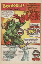1980s Vintage Bonkers Candy Ugly Ball Oferta Promocional Impressão Original Publicidade comprar usado  Enviando para Brazil