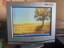 Monitor LG Flatron CRT 17" polegadas F700P F700PJ-ALRUE menu inglês russo, funcionando comprar usado  Enviando para Brazil