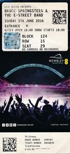 Concert ticket bruce for sale  LONDON