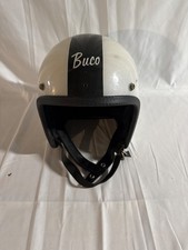 Capacete de motocicleta Buco vintage branco com faixa preta comprar usado  Enviando para Brazil