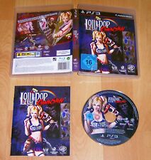Lollipop Chainsaw Sony Playstation 3 PS3 100% UNCUT Top Survival Horror Game PAL, usado comprar usado  Enviando para Brazil