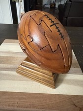 Interlocking wooden football for sale  Tomball