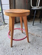 Tabouret vintage bois d'occasion  Le Chesne
