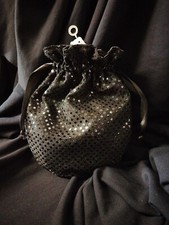 Black sparkly sequin for sale  KEIGHLEY