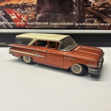 Vintage Asahi Japão Fricção em Estanho 1960 Chevrolet Bel-Air Station Wagon, usado comprar usado  Enviando para Brazil