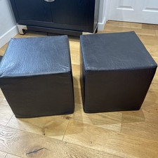Faux brown leather for sale  LUTON