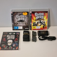 Guitar Hero World Tour & Metallica Bundle Pack PS3 Sony PlayStation Activision comprar usado  Enviando para Brazil