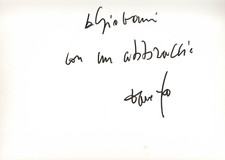 Dario autografata signed usato  Vetto