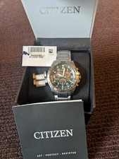 Citizen BL5550-50X 43mm Estojo Prata Super Titânio com Etiquetas de Caixa Link Extra Usado, usado comprar usado  Enviando para Brazil