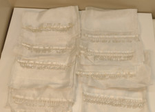 Conjunto de 8 gravatas de cadeira transparentes e frisadas para casamento comprar usado  Enviando para Brazil