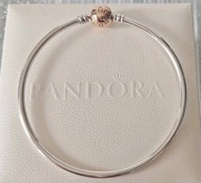 genuine pandora bracelets 21cm for sale  BIRMINGHAM