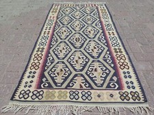 Tapete turco Kilim, tapetes de área, tapete de assoalho feito à mão, tapete de lã tapete Boho Kelim 31"x62" comprar usado  Enviando para Brazil