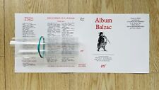 Jaquette album balzac d'occasion  Boulogne-Billancourt