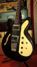 Baixo vintage 1967 Guild Starfire preto, usado comprar usado  Enviando para Brazil