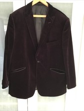 Men plum velvet for sale  PURLEY