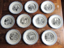 Assiettes parlantes série d'occasion  Montpellier-