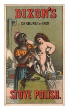 Ephemera Dixon's carburador de fogão de ferro polonês cartão comercial vitoriano comprar usado  Enviando para Brazil