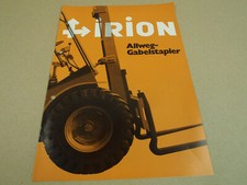 Prospekt irion allweg gebraucht kaufen  Merseburg