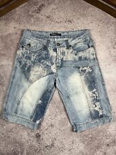 Jeans patchwork shorts d'occasion  Expédié en Belgium