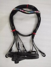 Briglia dressage multicolore usato  Spedire a Italy
