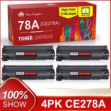 4PK Toner CE278A 78A compatível para HP LaserJet Pro P1606dn M1536dnf Mfp MF4450 comprar usado  Enviando para Brazil