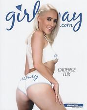 Cadence Lux Raro 2017 8X10 girlsway foto! Avn comprar usado  Enviando para Brazil