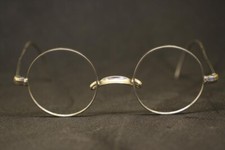 Óculos Windsor antigos tamanho infantil redondo 34 mm vintage Lennon, usado comprar usado  Enviando para Brazil
