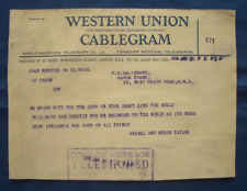 Telegram industrialist diploma for sale  UXBRIDGE